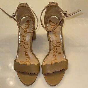 Sam Edelman Odila Tan Ankle Strap Heels
